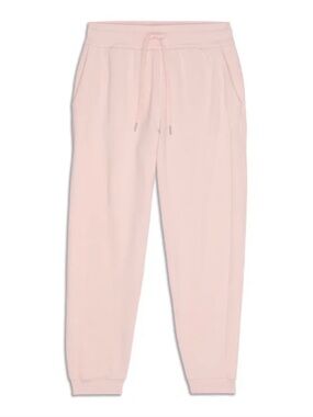lululemon Scuba High-Rise Light Pink Drawstring Joggers
